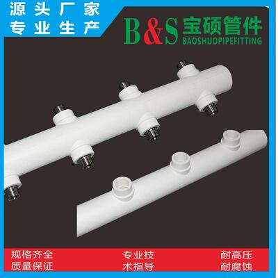 双排排分水管自分水器来水单P分水器P装R分水器水表安分户管分支