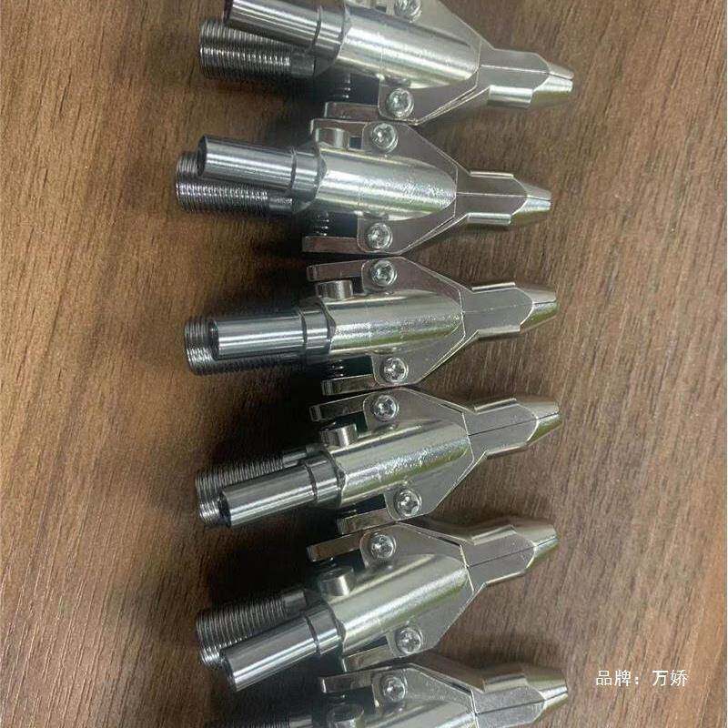 平面自动吹气加螺长丝动长机用螺丝机夹头鸟嘴适合夹嘴全自JFX不