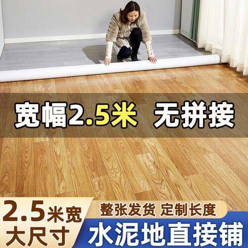 2.5米宽AVE铺地垫大积全铺水泥地直接室家用出面租房地毯卧地板铺