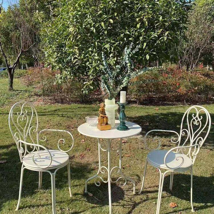 式乡村铁艺做旧户外桌椅套件色台绿色花白园法庭院阳985客厅圆桌,住宅家具,桌椅套件,淘宝优惠券,粉丝福利购,淘宝优惠卷