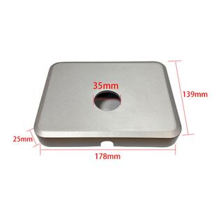 铝识金方形底座人脸别前机门禁公方形底座司合酒店台考勤机桌面防