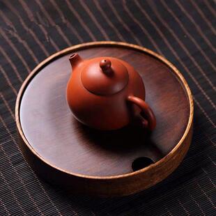 泡盛水盘小茶重茶竹壶承储水干盘具茶台茶海小号便携家用重竹壶承