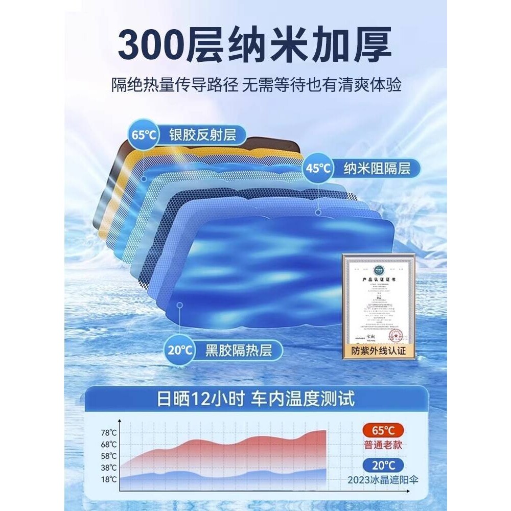 遮阳前挡xcrv雅阁奥德赛皓影思域防晒隔热遮阳伞帘