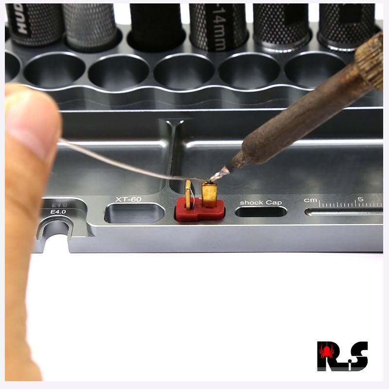 RS 红蜘蛛出品 模型工具架 多用途零件工具收纳座多功能工具架R22
