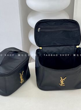 化妆包大容量 高级感字母防v水耐脏出差旅行 手提护肤品收纳洗漱