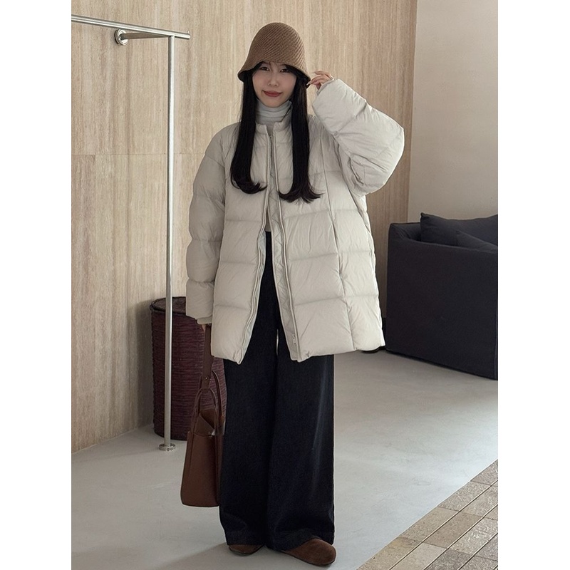 反季羽绒棉服女中长款2025年新款保暖韩版宽松冬季棉衣棉袄外套潮