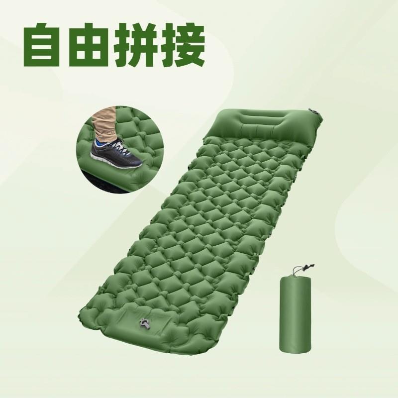 充气垫脚踩携带露营防潮垫床垫午休睡垫车载防水休闲单人户外睡垫