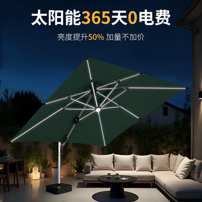 户外遮阳伞庭院专用 罗马伞设计露台防晒 摆摊露天大伞棚别墅适用