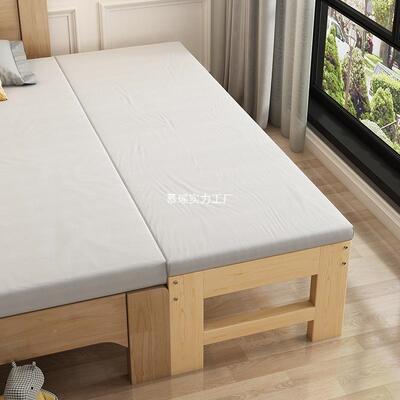 宝宝拼接床实木大床大LYP婴床床外扩床人母儿子加床拼床儿边童床