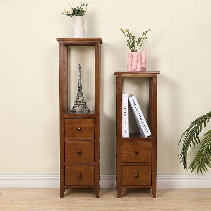 夹缝WMD收置纳厅柜实木小斗柜简约物柜物储架客边角柜窄柜立柜小,鲜花速递/花卉仿真/绿植园艺,其它园艺用品,淘宝优惠券,粉丝福利购,淘宝优惠卷