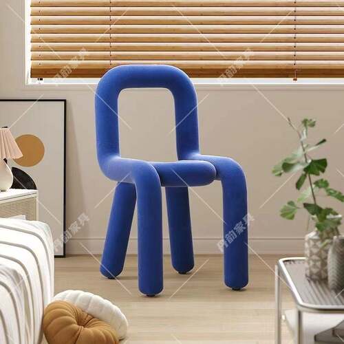 Bold Chair椅子创意网红化妆凳子个性休闲异形椅服装店设计师餐椅
