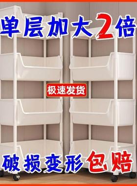 破损YEY变形包赔收纳置书物架可移动架多层地落简易书柜籍杂】物