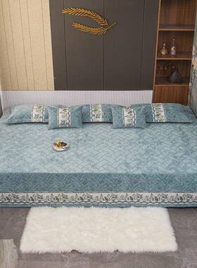 新滑款可水洗高端雪尼尔盖现代简约四季通用床北大IFY炕东防三件