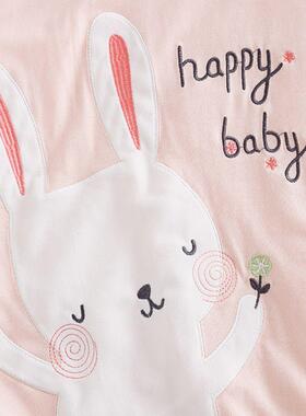 防xKW婴睡袋冬季厚蘑菇纯棉QPR儿春秋薄棉宝宝加踢被新生儿圆底四