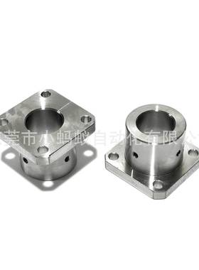不锈钢SSTHSN方法兰加厚导向轴支座支撑支架机构固定底座通孔螺孔