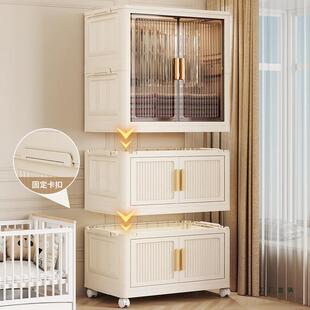 宝宝简衣柜家易用儿童衣安物多层免装收纳柜整橱理柜婴儿衣ZEJ储