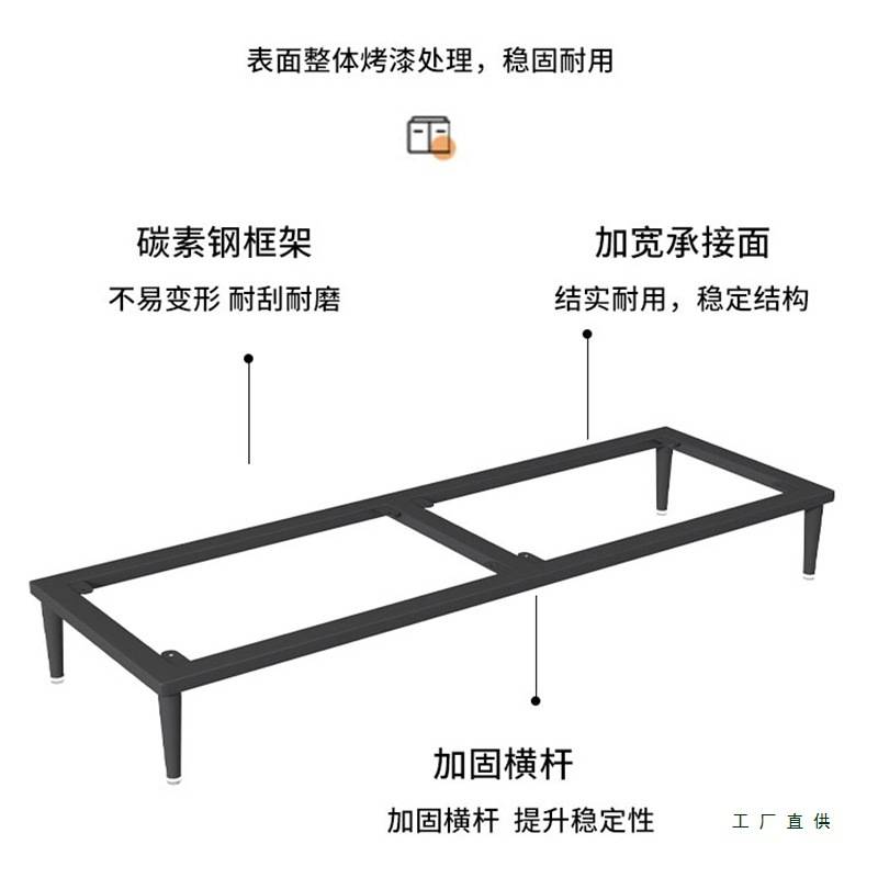 金属电视柜脚床头柜支撑五金脚茶几底座沙发脚餐边长柜脚支架定