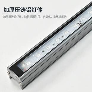 led线条灯户外楼体桥梁酒店外墙亮化工程防水护栏管跑马轮廓灯条