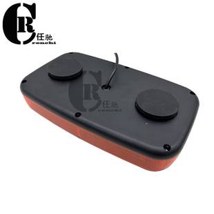 54LED汽车爆闪警示灯工程车吸顶灯车顶迷你短排长排频闪灯黄壳54W