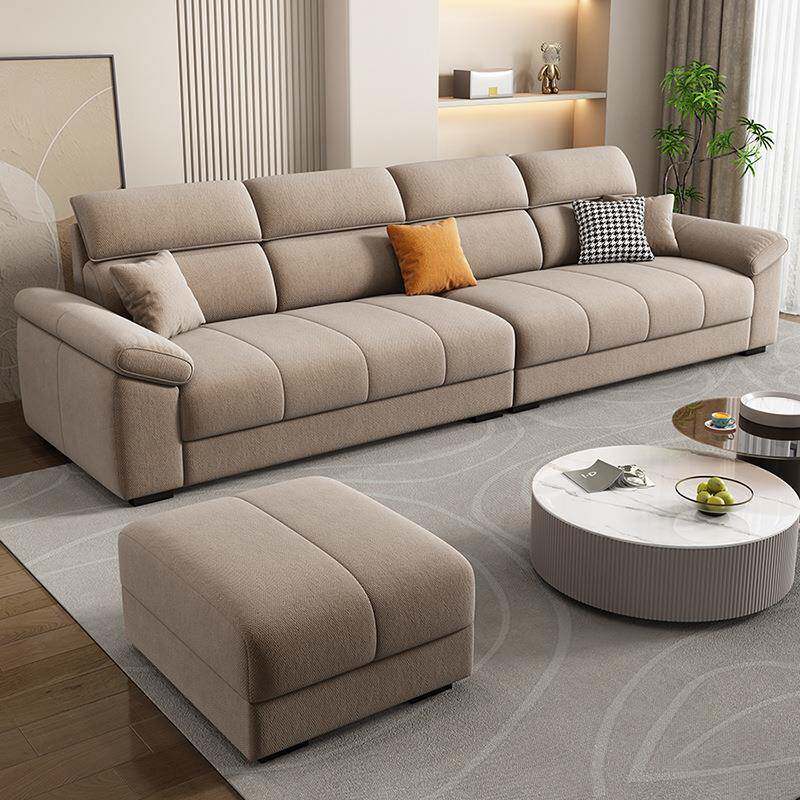 棉麻布艺沙发可拆洗2025新款高端简约现代大小户型客厅奶油风沙发