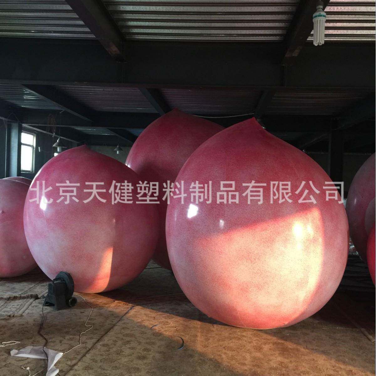 厂家直销充气苹果香蕉西瓜菠萝桃子水果气模闭气蔬菜白菜充气模型