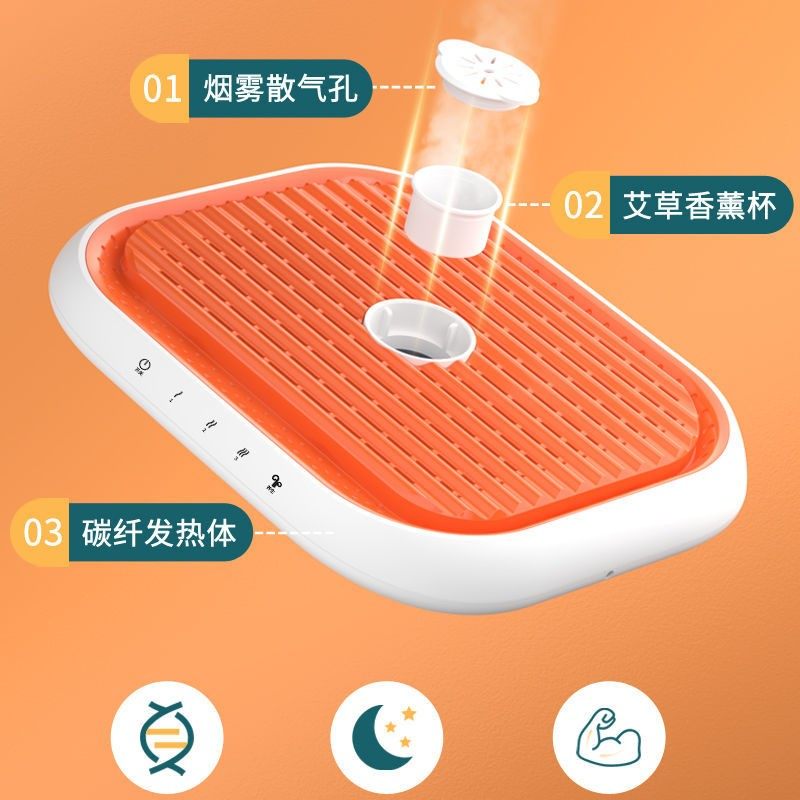 办公室桌下加热脚踏板放腿踩脚踏板可调节搁脚凳取暖脚凳搭脚神器