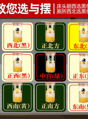 2025真安忍水瓶子床头朝西厕所水瓶化解卫生间摆件正东安仁西北角