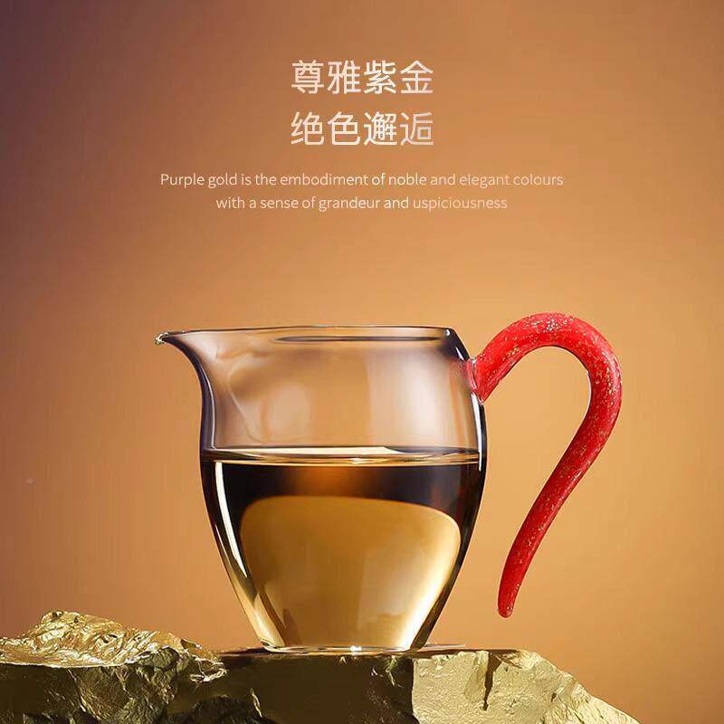 禾器遇揽公道杯2025新款漾茶FEO海高硼硅玻辰璃高档器禾泡茶分茶