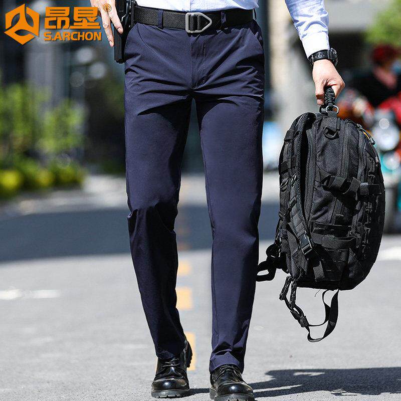 昂垦行者勤战术西裤男弹力春夏轻暗行者西薄直筒商长务正装通大码