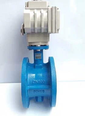 D941X电动法兰蝶阀三元乙丙调节无源触点开关电控伐