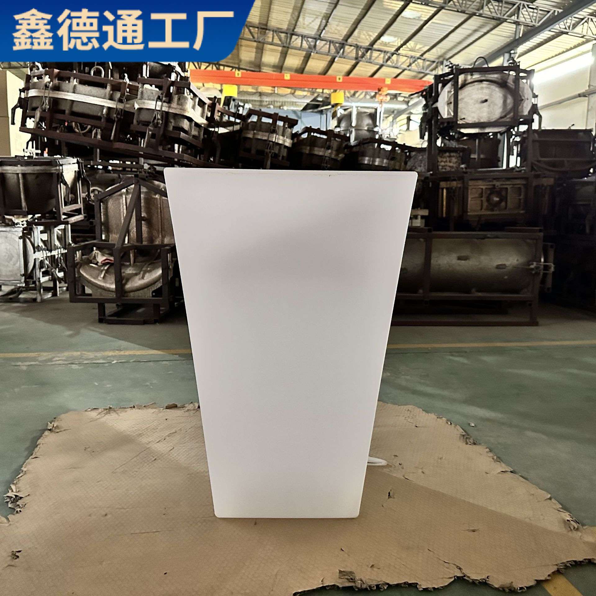 塑料花盆外壳滚塑加工绿植盆栽市镇商场路边花箱美陈装饰摆件