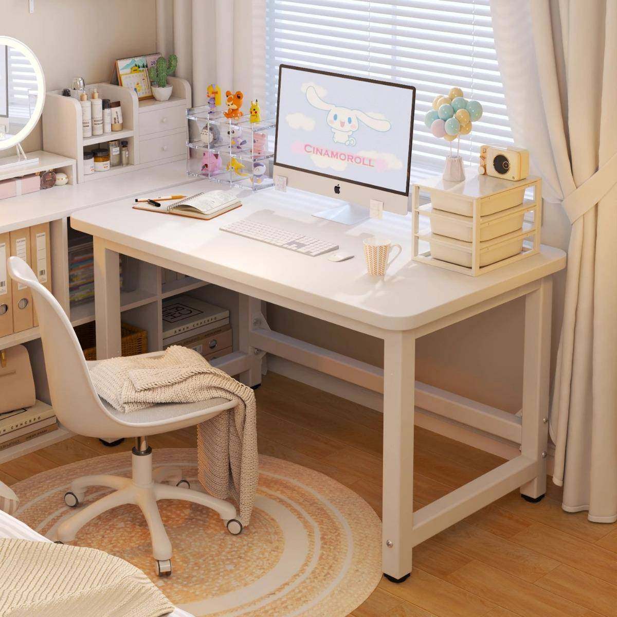 电脑桌家用加厚大桌子卧室简易书桌学生写字桌台式简约现代小户型,鲜花速递/花卉仿真/绿植园艺,割草机/草坪机,淘宝优惠券,粉丝福利购,淘宝优惠卷