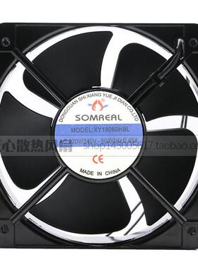 SOMREAL 220/380V XY18060HBL电柜散热风机烤箱散热风机