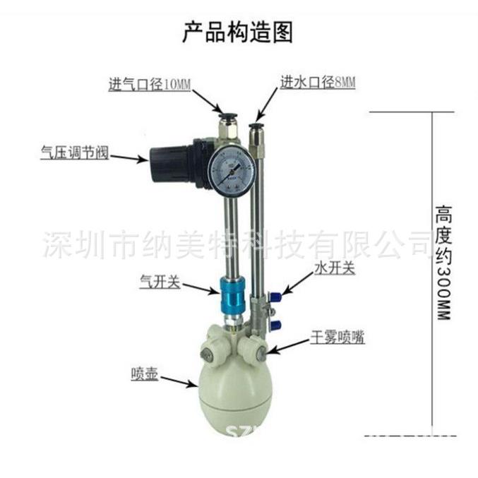 二流体加湿机NMT-W2 惠州加湿器 东莞干雾增湿器 气水混合加湿机