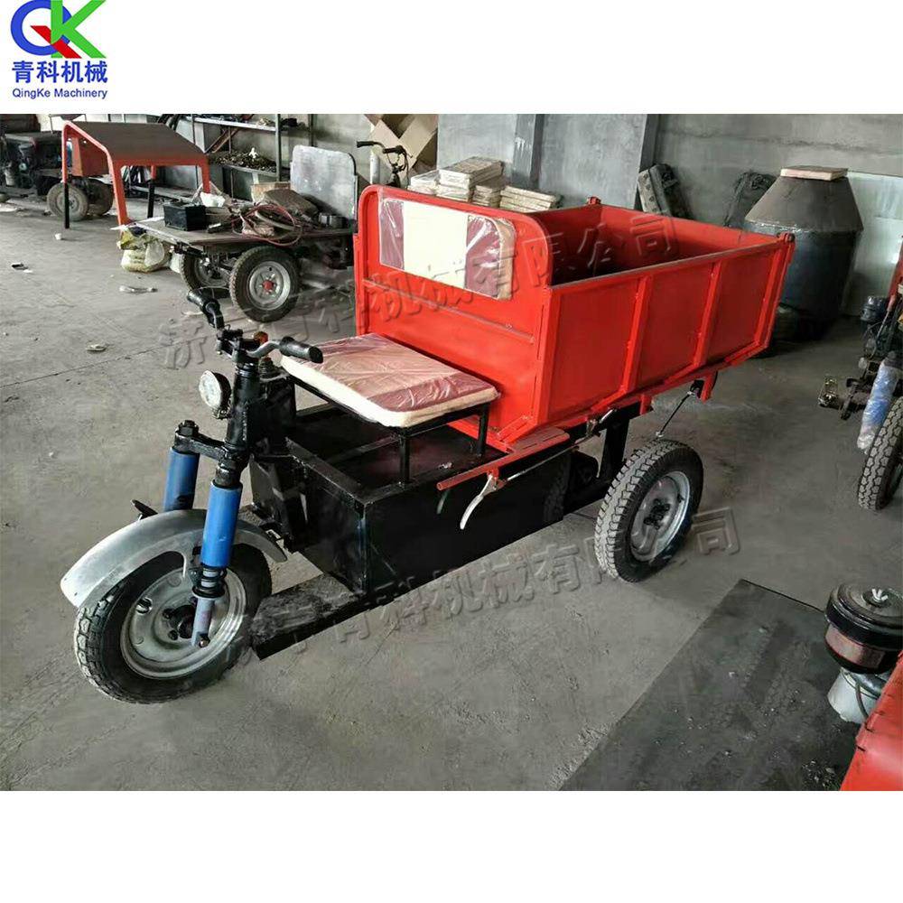 小型货物装载柴油三轮车 工地拉砖拉土自卸车 家用农田粮食运输车