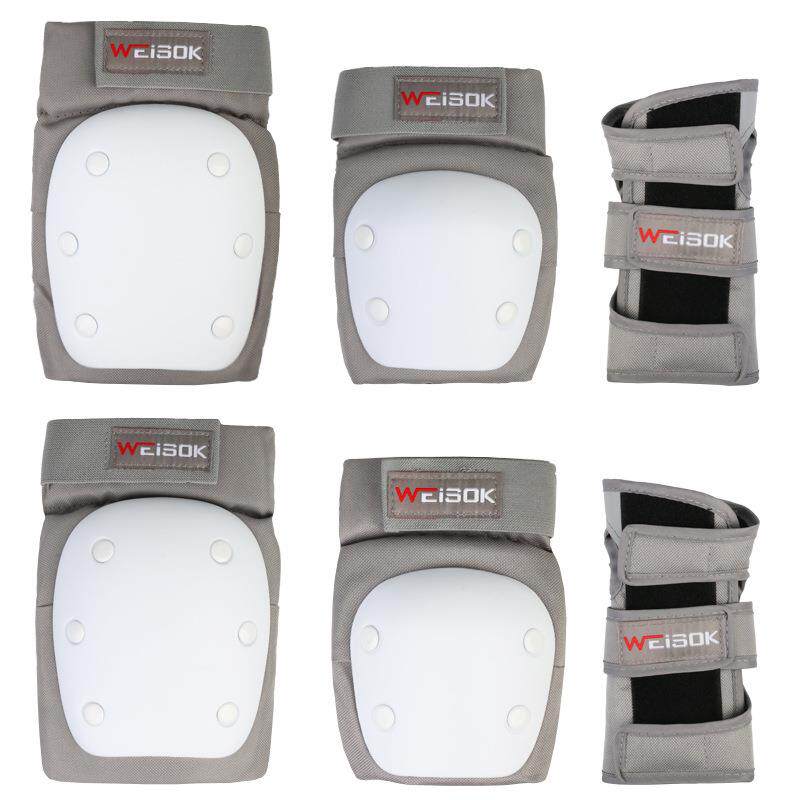专业滑板护具全套成人儿童轮滑护具6件套滑冰溜冰运动防摔护膝肘