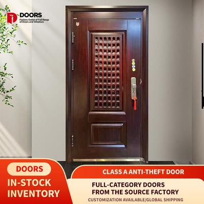 升阳-枫木 大窗门中门 KD甲级门 入户门公寓单门安全防盗门门多全