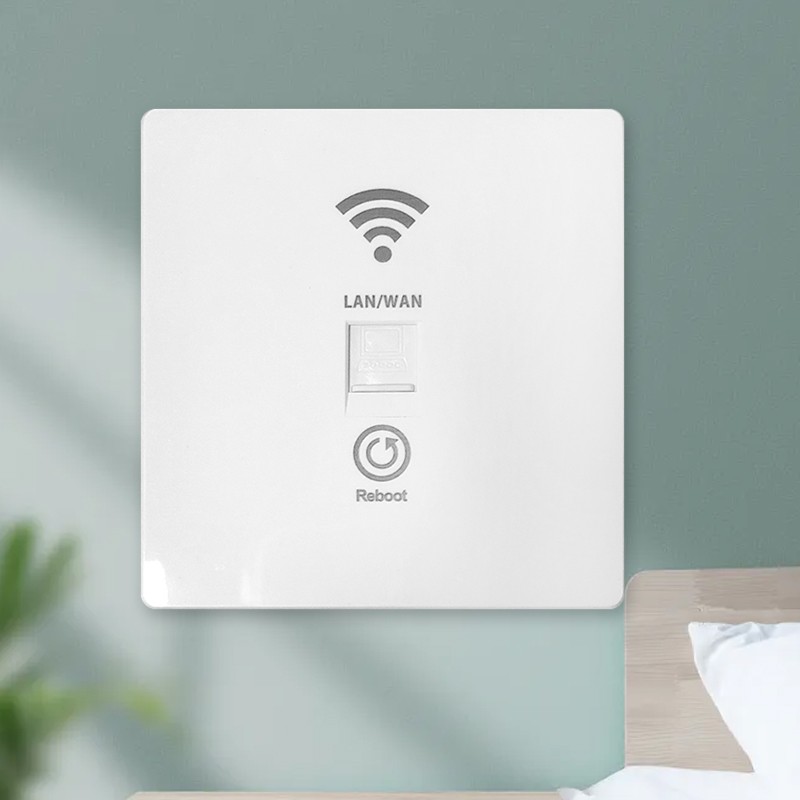 8无线p面板 全屋覆盖路由器7M嵌入墙式家用酒店别墅办公