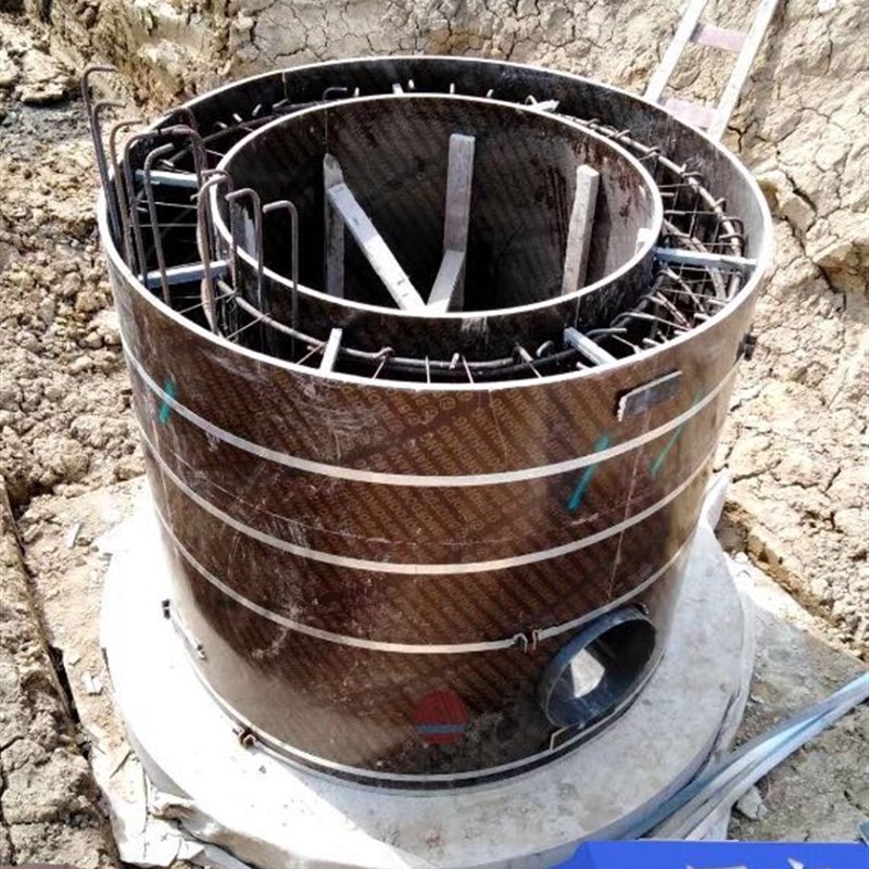 圆柱模板直径建筑木质模具检查井筒电力基础桩桥梁墩弧形异形柱