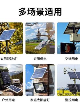 18V2板0W半晶发柔性光伏系统游艇房车软单太阳null能电板