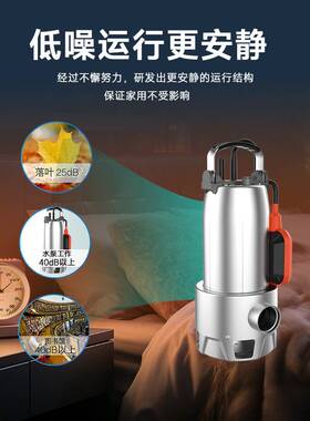 利欧水泵LKS潜水泵不锈钢高扬程全自动家用抽水机农用井水深井泵