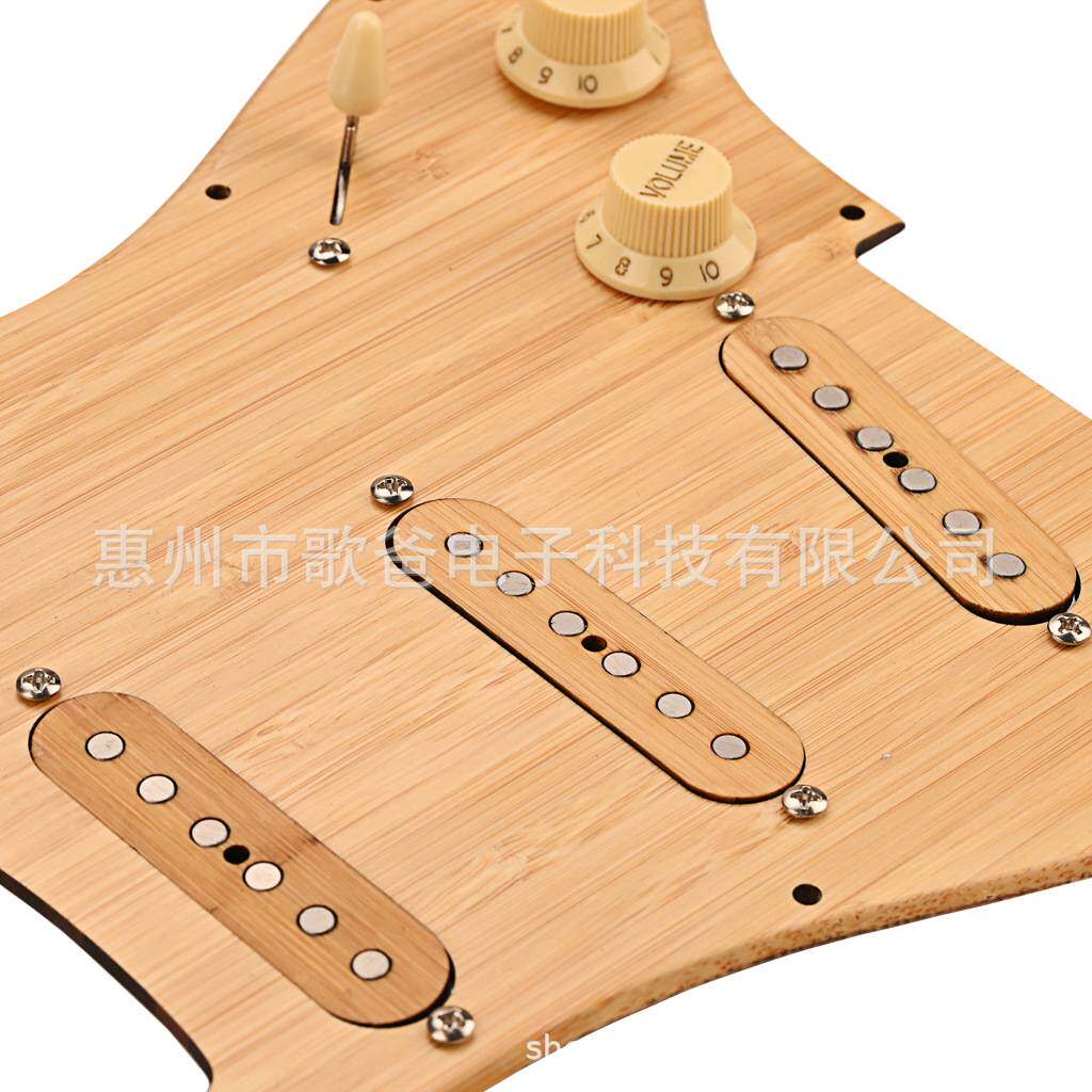 乐器配件   电吉他用竹子护板SSS拾音器套装