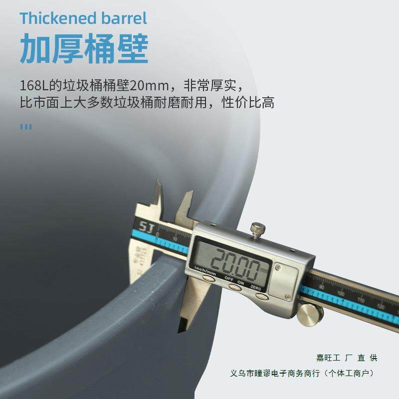 户外垃圾桶商用大容量带轮子大号环卫厨房潲水餐饮泔水桶其他绢花