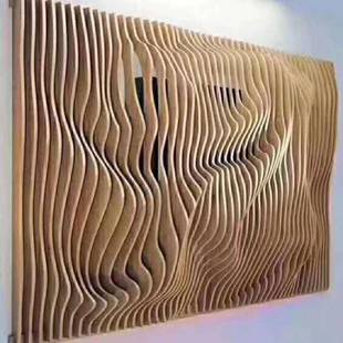 我厂生产4D手木纹铝板,度假村改造木纹铝花格价格优惠,杰兰斯勾搭