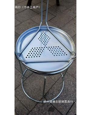 厂家直钢销10铁只面小圆凳用仿不锈凳子家塑料矮客厅凳钢筋GPG凳