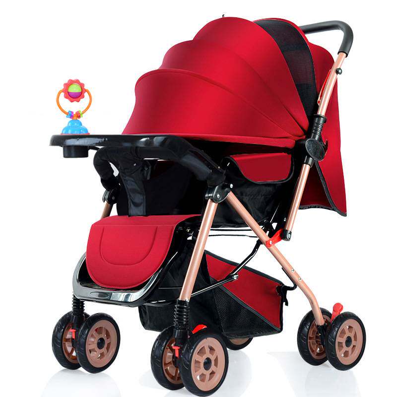 婴儿车轻便可坐可躺手推车四轮伞车可折叠双向儿童宝宝避震好跨境