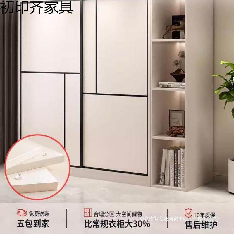 衣柜门5家用卧室拉CIP新款202爆款出租房用经济型小推户型简易大