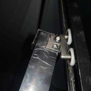 极MC1L2窄侧滑浴门玻直角淋方型房内飞方型璃干湿分离隔断卫生间