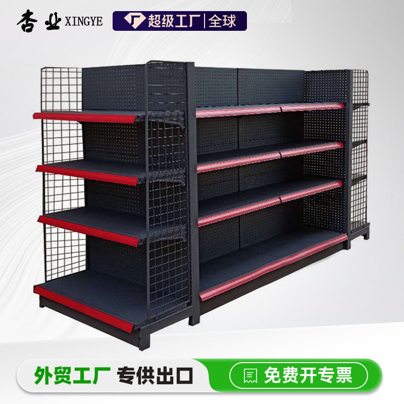 洞洞板超市货架货柜批发便利店置物架商品多层文具饰品店挂钩