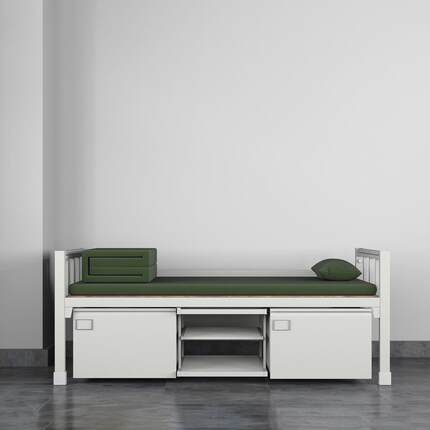 制桌椅人bld-zcc床钢制高低上下式铺加双厚铁艺内层务衣柜宿舍单